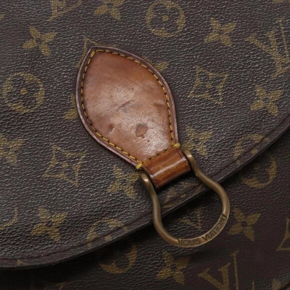 LOUIS VUITTON Monogram Monogram Saint Cloud GM Shoulder Bag M51242 Auth 135102 - Picture 12 of 15